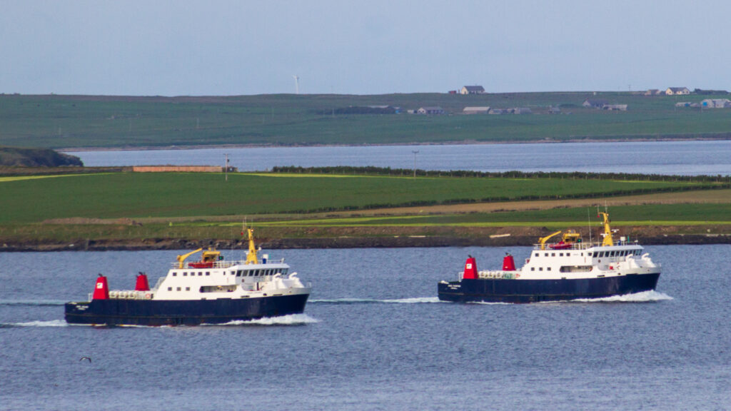 Orkney Ferries Earls heading for home